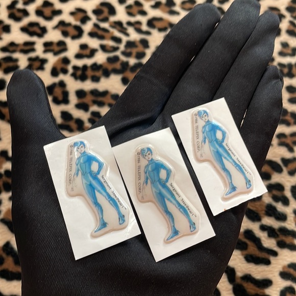 1986 SILVERHAWKS 💙 Vintage Puffy Sticker Cartoon 80s Kenner Collectible Telepix - Picture 11 of 17